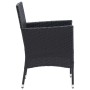 Sillas de comedor para jardín 4 unidades ratán sintético negro de vidaXL, Sillas de jardín - Ref: Foro24-310562, Precio: 200,...