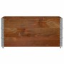 Collares de palets 3 uds madera maciza de pino marrón 120x80 cm de , Plataformas de carga y palés - Ref: Foro24-3295369, Prec...