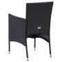 Sillas de comedor para jardín 4 unidades ratán sintético negro de vidaXL, Sillas de jardín - Ref: Foro24-310562, Precio: 200,...
