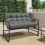 Banco de jardín con cojín acero antracita 113 cm de , Bancos de jardín - Ref: Foro24-4009299, Precio: 156,51 €, Descuento: %