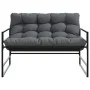 Banco de jardín con cojín acero antracita 113 cm de , Bancos de jardín - Ref: Foro24-4009299, Precio: 156,51 €, Descuento: %