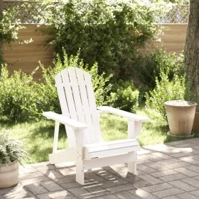 Adirondack chair made of solid white fir wood 69x85x90.5 cm by , Garden chairs - Ref: Foro24-4007243, Price: 83,65 €, Discoun...