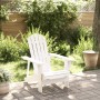 Silla Adirondack madera maciza de abeto blanco 69x85x90,5 cm de , Sillas de jardín - Ref: Foro24-4007243, Precio: 83,89 €, De...