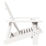 Silla Adirondack madera maciza de abeto blanco 69x85x90,5 cm de , Sillas de jardín - Ref: Foro24-4007243, Precio: 83,89 €, De...