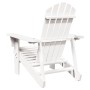 Silla Adirondack madera maciza de abeto blanco 69x85x90,5 cm de , Sillas de jardín - Ref: Foro24-4007243, Precio: 83,89 €, De...