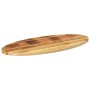 Tablero de mesa ovalado madera maciza de mango 80x40x2,5 cm de , Tableros para mesas - Ref: Foro24-370818, Precio: 42,52 €, D...