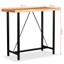 Mesa de bar de madera maciza de acacia 120x60x107 cm en Mesas de comedor | Comprar online en Foru.es