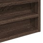 Vitrina de madera de ingeniería marrón roble 80x8,5x58 cm de , Estantes y estanterías - Ref: Foro24-847960, Precio: 42,96 €, ...
