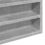 Vitrina de madera de ingeniería gris hormigón 80x8,5x58 cm de , Estantes y estanterías - Ref: Foro24-847957, Precio: 44,08 €,...
