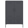Aparador de acero laminado en frío antracita 68x39x101,5 cm de , Aparadores - Ref: Foro24-843110, Precio: 177,34 €, Descuento: %