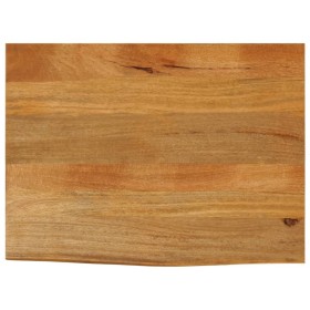 Tablero de mesa borde natural madera maciza mango 90x60x2,5 cm de , Tableros para mesas - Ref: Foro24-370549, Precio: 70,65 €...