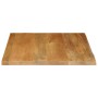 Tablero de mesa borde natural madera maciza mango 80x80x2,5 cm de , Tableros para mesas - Ref: Foro24-370554, Precio: 105,97 ...