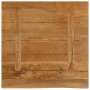 Tablero de mesa borde natural madera maciza mango 80x80x2,5 cm de , Tableros para mesas - Ref: Foro24-370554, Precio: 105,97 ...