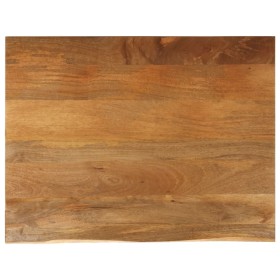 Tablero de mesa borde natural madera maciza mango 100x80x2,5 cm de , Tableros para mesas - Ref: Foro24-370556, Precio: 108,78...