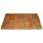 Tablero de mesa borde natural madera maciza mango 100x80x2,5 cm de , Tableros para mesas - Ref: Foro24-370556, Precio: 108,78...