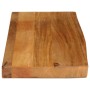 Tablero de mesa borde natural madera maciza mango 90x20x3,8 cm de , Tableros para mesas - Ref: Foro24-370563, Precio: 42,53 €...