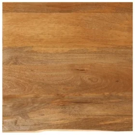 Solid mango wood natural edge table top 40x40x3.8 cm by , Table tops - Ref: Foro24-370582, Price: 28,70 €, Discount: %