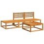 Set sofás de jardín con cojines 4 pzas madera maciza de acacia de , Conjuntos de jardín - Ref: Foro24-3278935, Precio: 342,36...