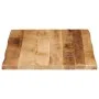 Solid mango wood natural edge table top 70x60x2.5 cm by , Table tops - Ref: Foro24-370667, Price: 52,73 €, Discount: %