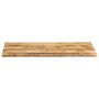 Tablero de mesa borde natural madera maciza mango 140x60x2,5 cm de , Tableros para mesas - Ref: Foro24-370673, Precio: 118,12...