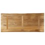 Tablero de mesa borde natural madera maciza mango 140x60x2,5 cm de , Tableros para mesas - Ref: Foro24-370673, Precio: 118,12...