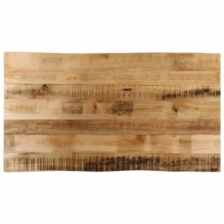 Solid mango wood natural edge table top 110x60x2.5 cm by , Table tops - Ref: Foro24-370671, Price: 97,27 €, Discount: %