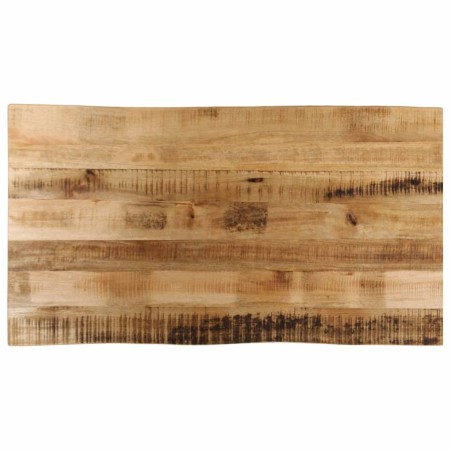 Tablero de mesa borde natural madera maciza mango 110x60x2,5 cm de , Tableros para mesas - Ref: Foro24-370671, Precio: 93,04 ...