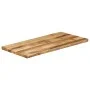 Solid mango wood natural edge table top 110x60x2.5 cm by , Table tops - Ref: Foro24-370671, Price: 97,27 €, Discount: %