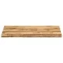 Solid mango wood natural edge table top 110x60x2.5 cm by , Table tops - Ref: Foro24-370671, Price: 97,27 €, Discount: %