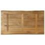 Tablero de mesa borde natural madera maciza mango 110x60x2,5 cm de , Tableros para mesas - Ref: Foro24-370671, Precio: 93,04 ...