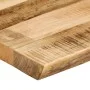 Solid mango wood natural edge table top 110x60x2.5 cm by , Table tops - Ref: Foro24-370671, Price: 97,27 €, Discount: %