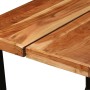 Mesa de bar de madera maciza de acacia 150x70x107 cm en Mesas de comedor | Comprar online en Foru.es