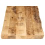 Tablero de mesa borde natural madera maciza mango 120x40x3,8 cm de , Tableros para mesas - Ref: Foro24-370686, Precio: 94,96 ...