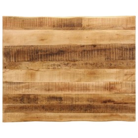 Tablero de mesa borde natural madera maciza mango 90x80x3,8 cm de , Tableros para mesas - Ref: Foro24-370699, Precio: 118,04 ...
