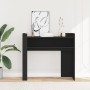 Mesa consola de madera de ingeniería negra 100x35x90 cm de , Mesas auxiliares - Ref: Foro24-848466, Precio: 66,40 €, Descuent...