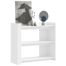 Mesa consola de madera de ingeniería blanca 100x35x90 cm de , Mesas auxiliares - Ref: Foro24-848472, Precio: 62,29 €, Descuen...