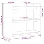 Weißer Konsolentisch aus Holzwerkstoff 100x35x90 cm von , Seitentische - Ref: Foro24-848472, Preis: 62,29 €, Rabatt: %