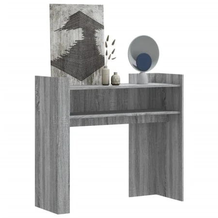 Mesa consola de madera de ingeniería gris Sonoma 100x35x90 cm de , Mesas auxiliares - Ref: Foro24-848470, Precio: 65,59 €, De...