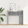 Mesa consola de madera de ingeniería gris Sonoma 100x35x90 cm de , Mesas auxiliares - Ref: Foro24-848470, Precio: 65,59 €, De...