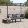 Set de sofás de jardín con cojines 2 piezas aluminio negro de , Conjuntos de jardín - Ref: Foro24-3283684, Precio: 339,71 €, ...