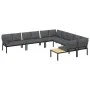 Set de sofás de jardín con cojines 6 piezas aluminio negro de , Conjuntos de jardín - Ref: Foro24-3283690, Precio: 1,00 €, De...