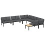 Set de sofás de jardín con cojines 6 piezas aluminio negro de , Conjuntos de jardín - Ref: Foro24-3283690, Precio: 1,00 €, De...