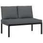 Set de sofás de jardín con cojines 6 piezas aluminio negro de , Conjuntos de jardín - Ref: Foro24-3283690, Precio: 1,00 €, De...
