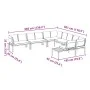 Set de sofás de jardín con cojines 6 piezas aluminio negro de , Conjuntos de jardín - Ref: Foro24-3283690, Precio: 1,00 €, De...
