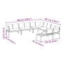 Set de sofás de jardín con cojines 6 piezas aluminio negro de , Conjuntos de jardín - Ref: Foro24-3283690, Precio: 1,00 €, De...