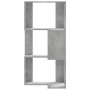 Estantería esquina 3 niveles madera gris hormigón 50x50x102 cm de , Librerías y estanterías - Ref: Foro24-852594, Precio: 54,...