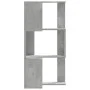 Estantería esquina 3 niveles madera gris hormigón 50x50x102 cm de , Librerías y estanterías - Ref: Foro24-852594, Precio: 52,...