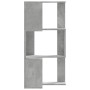 Estantería esquina 3 niveles madera gris hormigón 50x50x102 cm de , Librerías y estanterías - Ref: Foro24-852594, Precio: 54,...