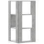 Estantería esquina 3 niveles madera gris hormigón 50x50x102 cm de , Librerías y estanterías - Ref: Foro24-852594, Precio: 52,...