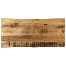 Tablero de mesa borde natural madera maciza mango 90x40x2,5 cm de , Tableros para mesas - Ref: Foro24-370659, Precio: 63,08 €...